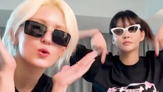 睡衣蹦迪！【Somi+金请夏】新歌舞蹈挑战！