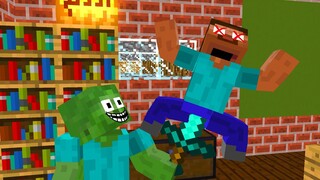 Monster School : BRAVE CHALLENGE - Minecraft New Animation Cartoons