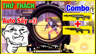 THỬ THÁCH Chỉ dùng Combo SKS và Mini14 _ Bật chế độ Hack AUTO =)) lấy top 1 _ PUBG Mobile TAKAZ