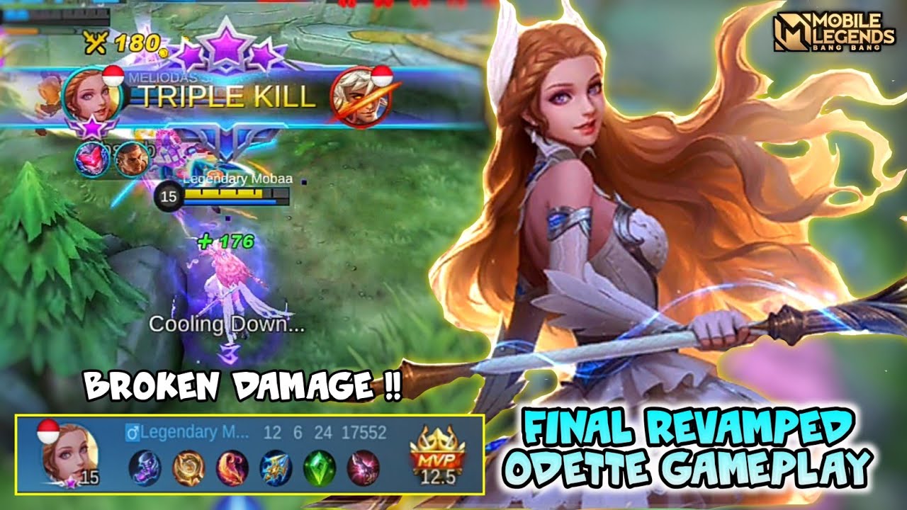 Odette Revamp , New Revamped Odette Gameplay - Mobile Legends Bang Bang -  BiliBili