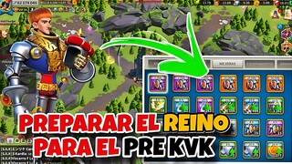 NOS PREPARAMOS PARA EL PREKVK - RISE OF KINGDOMS