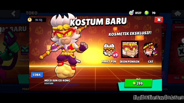 skin legend baru wukong || brawlstars