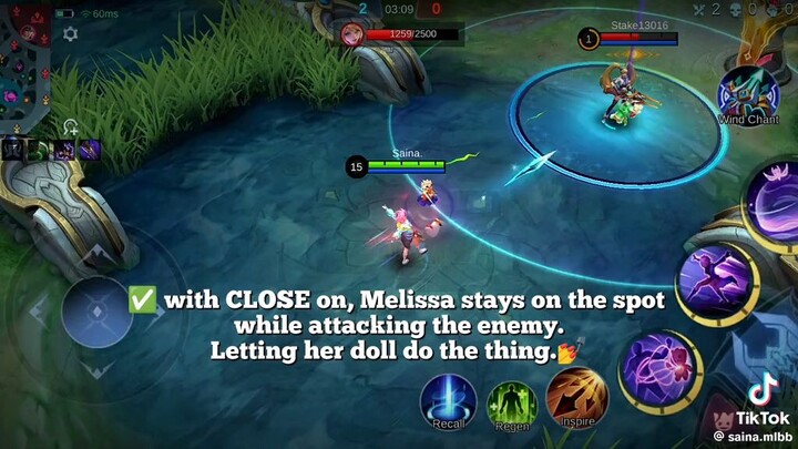 how to properly use MELISSA