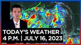 Today's Weather, 4 P.M. | July 16, 2023