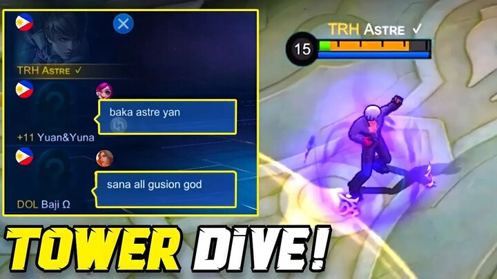 Makakatakbo ka pero hindi ka makakatakas sakin! Tower DIVE!