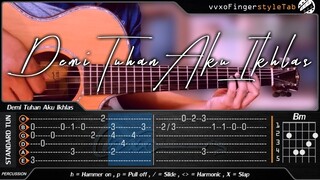 Armada Ft. Ifan Seventeen - Demi Tuhan Aku Ikhlas - Fingerstyle Cover | TAB Tutorial