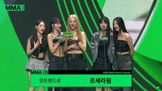 "Le Sserafim" won in Melon Music Awards 2022 - Hot Trend