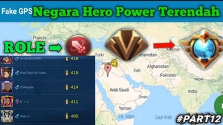 Negara hero power terendah terbaru| fake gps ml - part 12