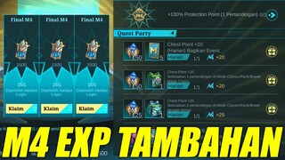 BOCORAN M4 EXP TAMBAHAN, DIJAMIN DAPAT SKIN BEATRIX PRIME! | MOBILE LEGENDS