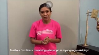 CCS: “Frontliners kayo ang tunay na MVP!” | Creamline Cool Smashers