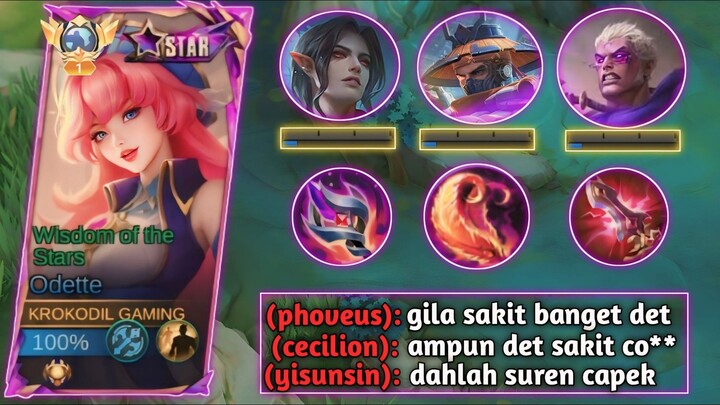 CARA MELAWAN HERO META SAAT INI MENGUNAKAN ODETTE DI JAMIN WIN