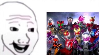 "Kamen Rider" before vs after