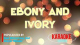 Ebony And Ivory - Paul McCartney & Stevie Wonder | Karaoke Version |HQ 🎼📀▶️