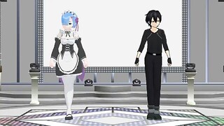 Rem and kirito dance