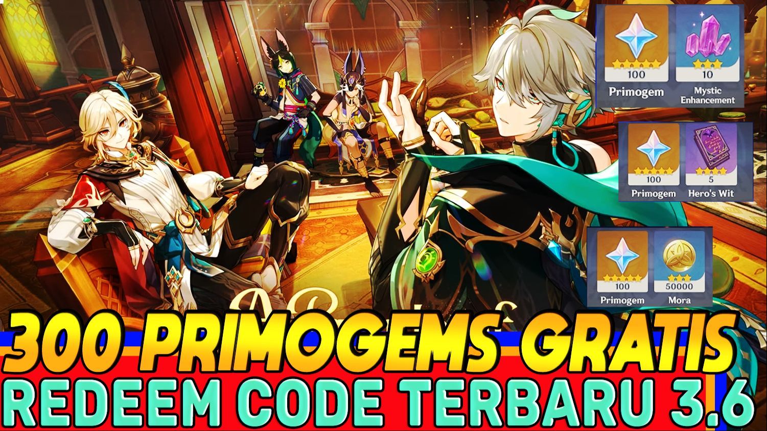 Genshin Impact shares patch 3.6 trailer and celebrates with new free  Primogems codes - Meristation