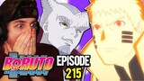 NARUTO VS. ISSHIKI!! | Boruto Episode 215 REACTION! (Prepared)