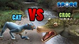 Cat vs Crocodile | Animal Fight Club [S2E8] | SPORE