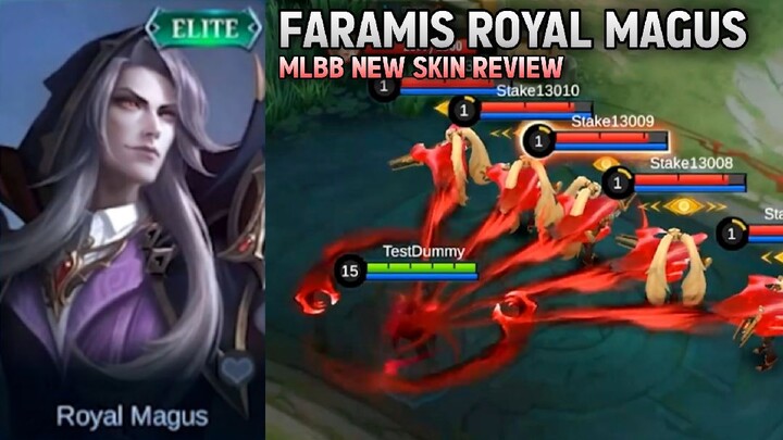 Faramis Royal Magus skin is HERE!! ðŸ˜®ðŸ˜³ || Mobile Legends : Bang Bang New Skin Review