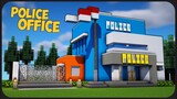 Cara Membuat Kantor Polisi Modern Dengan Penjaranya ! || Minecraft Modern Pt.69
