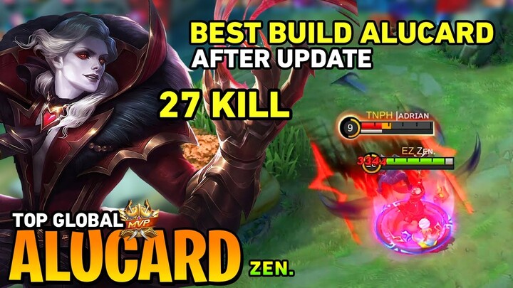 ALUCARD BEST BUILD IN 2022 | TOP GLOBAL ALUCARD ZEN - MOBILE LEGENDS