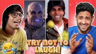 TRY NOT TO LAUGH WITH @Sourav Joshi Vlogs 😂 (FUNNY MEMES)