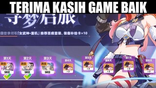 Honkai Part 2 sudah RILIS! dan inilah hadiah Loginya, seriusan mantep banget!