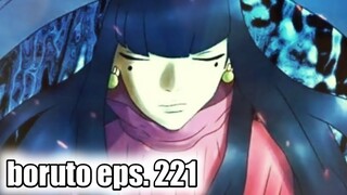 boruto episode 221 sub indo full bahasa indonesia - munculnya eida dengan kekuatan mata senrigan