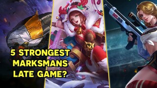 Tốp Mỡ | 5 XẠ THỦ LATE GAME MẠNH NHẤT MOBILE LEGENDS MÙA 19! CỨ 1 BẮN 1 MẠNG?? | MLBB