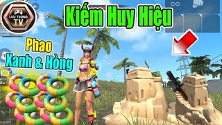 [Garena Free Fire] Hướng Dẫn Kiếm Nhiều Huy Hiệu Phao Xanh Và Phao Hồng | Lưu Trung TV