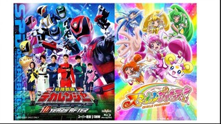 Smile Precure X Tokusou Sentai Dekaranger (10 Years After) Opening