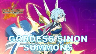 Sword Art Online Alicization Rising Steel - Piercing Sun Goddess Sinon Summons/Scout!