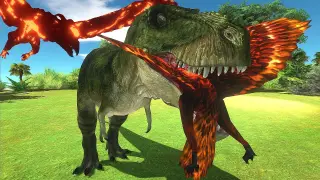 Rodan & the Fire birds attack! - Animal Revolt Battle Simulator