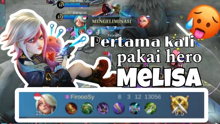 Highlight MLBB | Nyobain hero melisa? 😱 kalo ga bisa jangan coba coba