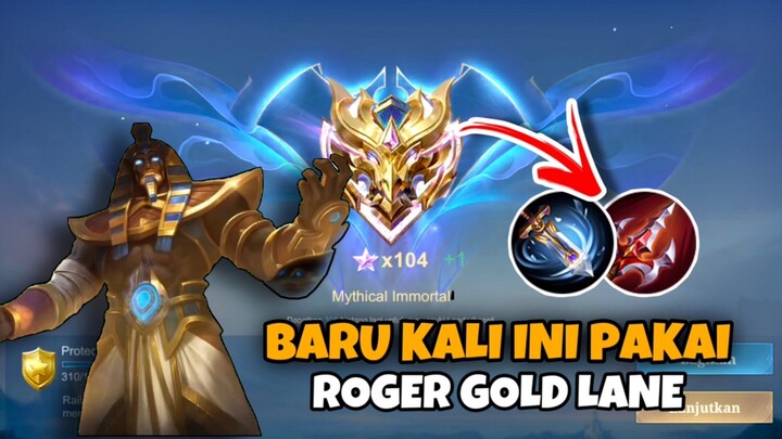 BARU KALI INI SAYA PAKAI ROGER GOLD LANE DI RANK