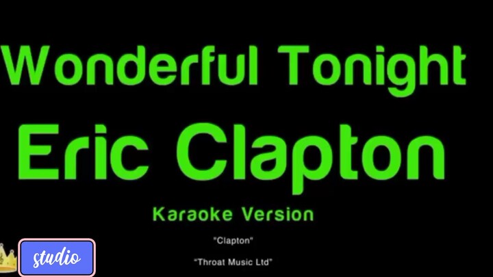 Wonderful Tonight (karaoke version)