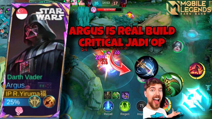 Apakah Argus Kembali Meta Dengan Item Critical Mari Kita Coba 😭😭😭