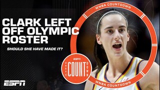 Reacting to Caitlin Clark being LEFT OFF USA Basketball National Team roster | WNBA Countdown