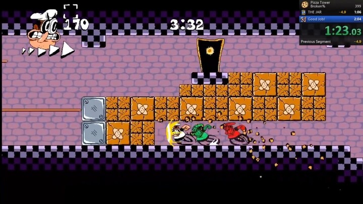 Pizza Tower Any/Broken% - 1:59.24