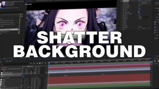 Shatter Background Tutorial | AE CC 19 | Val