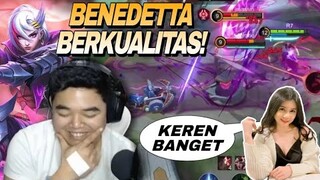 TUNJUKIN KEKUATAN BENEDETTA R7 DIDEPAN PACAR !! DOI TERPUKAU 😍 - MOBILE LEGENDS