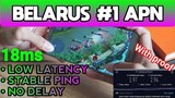 Ang Lakas ng BELARUS #1 APN fixed ang lag sa Mobile legends!•All Network•TechniquePH