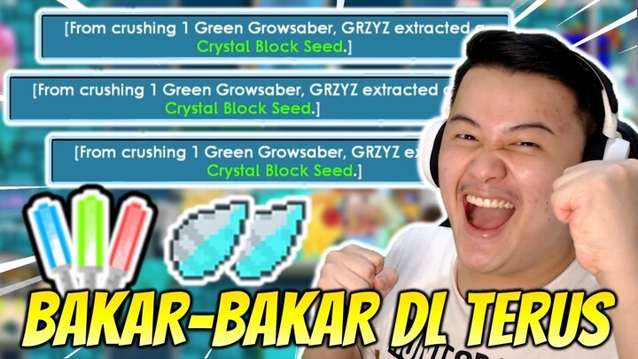 Panen Crystal Seed Dari GACHA GROWSABER!! Ft. Geminate - Growtopia Profit 2022 | GRZYZ GT