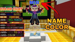 🔴HOW TO COLOR NAME AND COLOR CHAT IN BLOCKMAN GO☺️ SKYBLOCK/BEDWARS FT. KAISEN BG