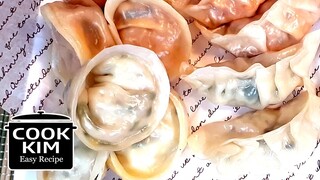 meat and kimchi dumpling recipe, 만두 만들기 | 고기만두 | 김치만두