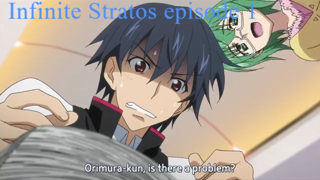 Infinite Stratos episode 1 - BiliBili
