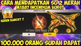 CARA MENDAPATKAN SG 2 MERAH INCENDIUM BURST !! | REVIEW SHOTGUN TERBARU - Free Fire