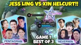 WEDEH GRANDFINAL CUY TIM BANG JESS VS TIM BANG XIN!! JESS LING VS XIN HELCURT!! MATCH 1