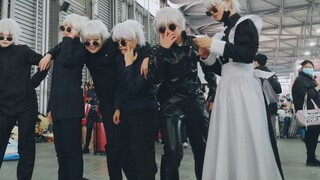 [CP27] Jujutsu Kaisen D2 vlog about a day when Gojo Satoru and Xia Youjie wore maid outfits