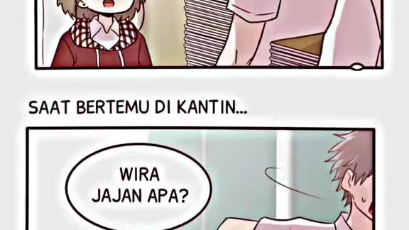 Wira kacangin Delima?,Delima Gak suka di kacangin tau!!!