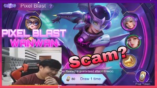 Na scam sa bagong skin ni wanwan, Pixel blast!